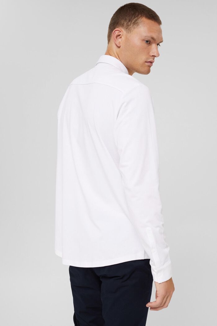 Jersey overhemd met COOLMAX®, WHITE, detail image number 3