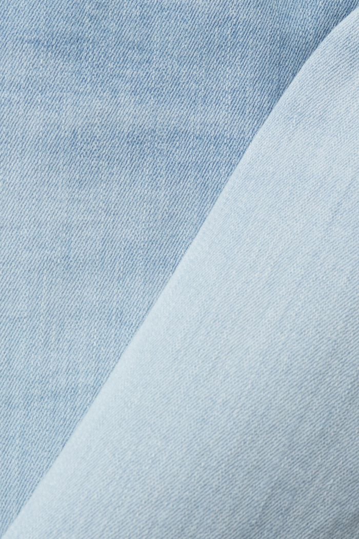 High rise dad fit jeans, BLUE BLEACHED, detail image number 5