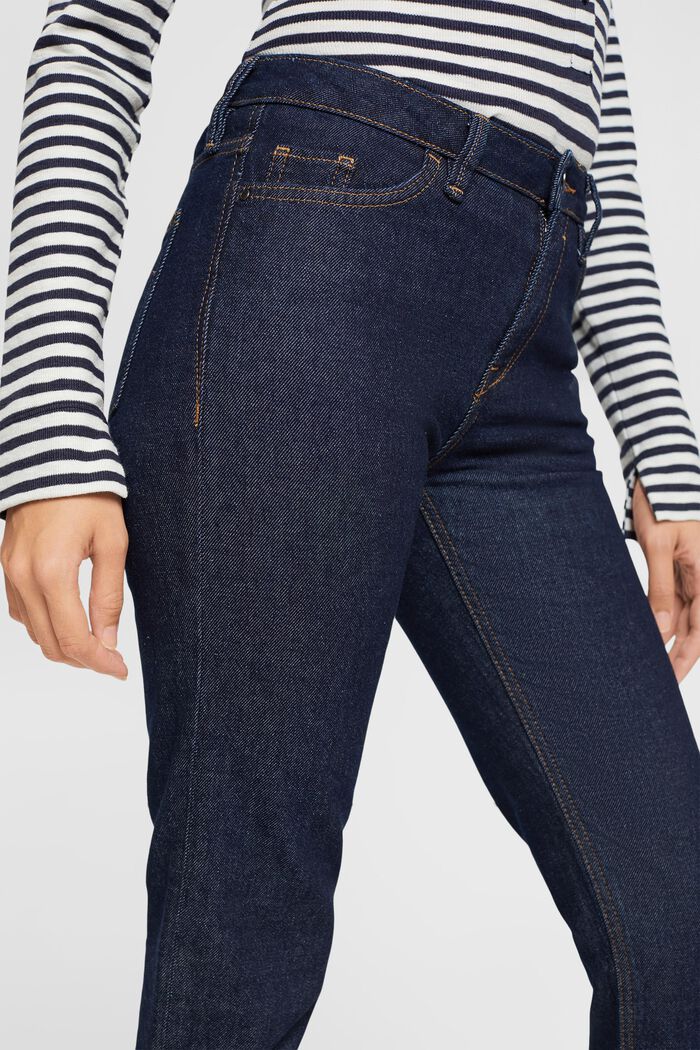 Slim fit-jeans met stretch, BLUE RINSE, detail image number 3
