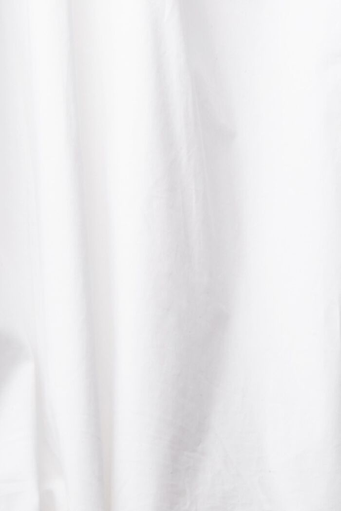 Jurk met brede strikceintuur, WHITE, detail image number 5