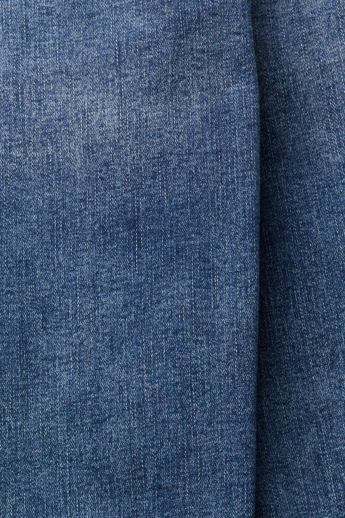 High rise skinny jeans met stonewash effect, BLUE MEDIUM WASHED, detail image number 7