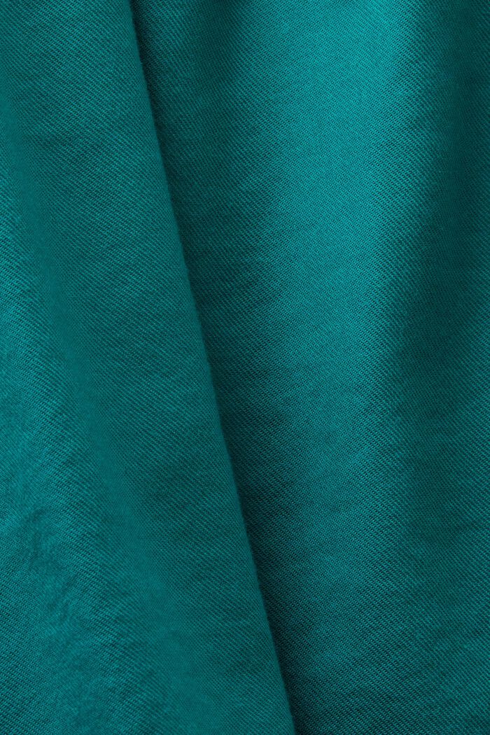 Blouse met ruches, EMERALD GREEN, detail image number 5