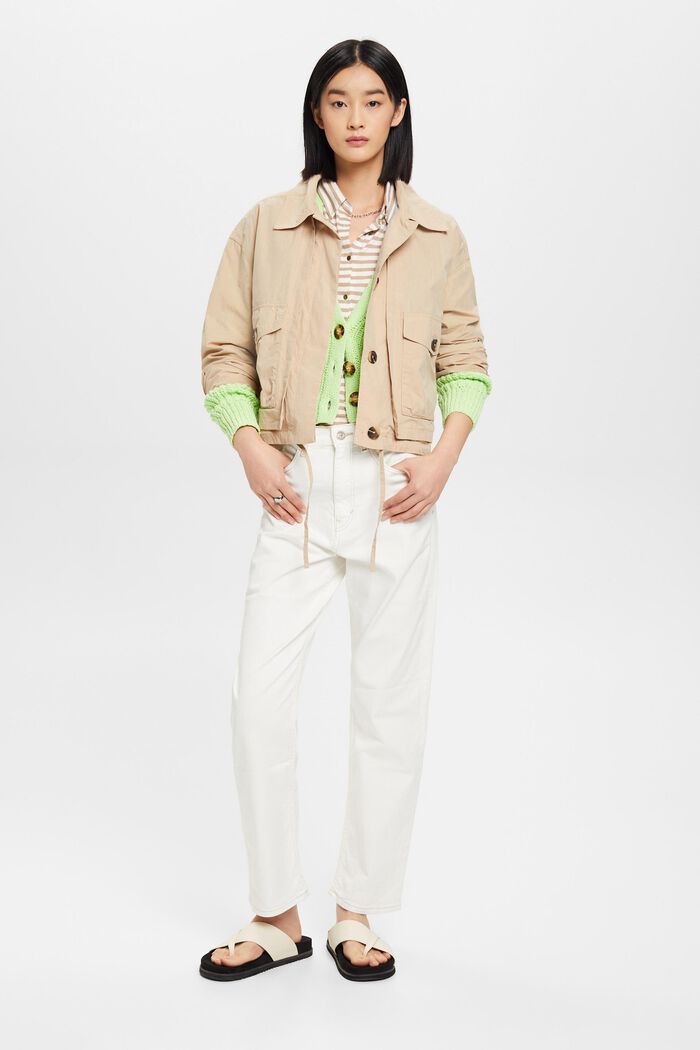Korte lichte jas, SAND, detail image number 1