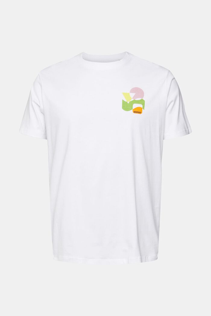 Jersey T-shirt met print, WHITE, detail image number 7