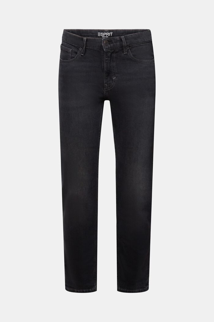 Slim fit jeans, BLACK DARK WASHED, detail image number 7