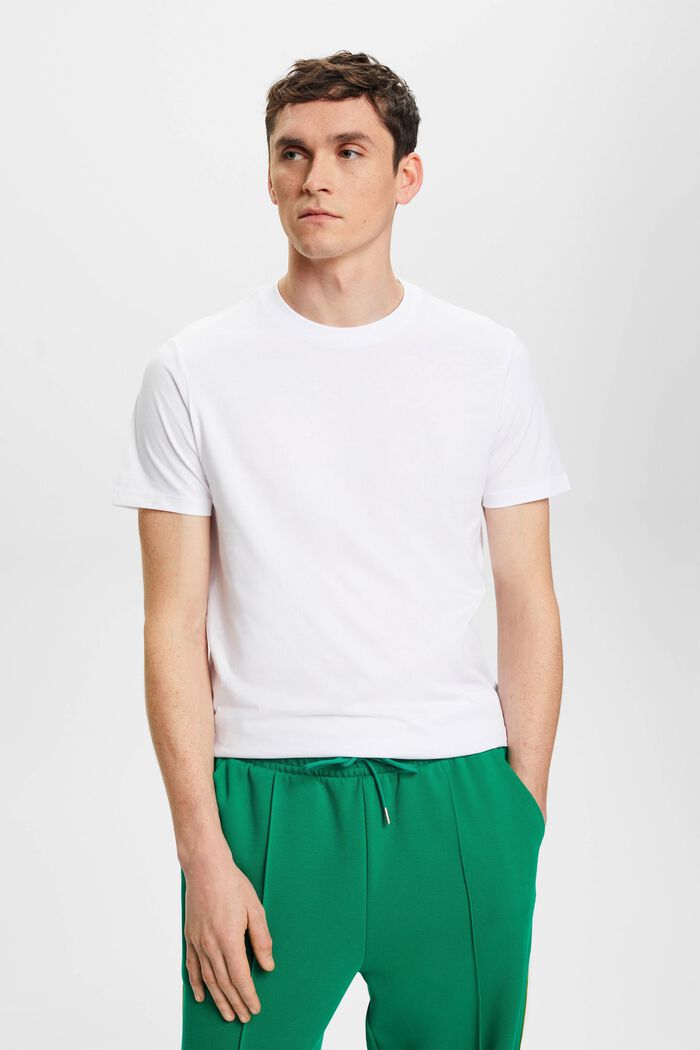 Slim fit katoenen shirt, WHITE, detail image number 0