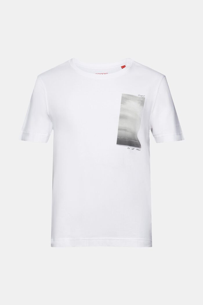 T-shirt van organic cotton, WHITE, detail image number 6