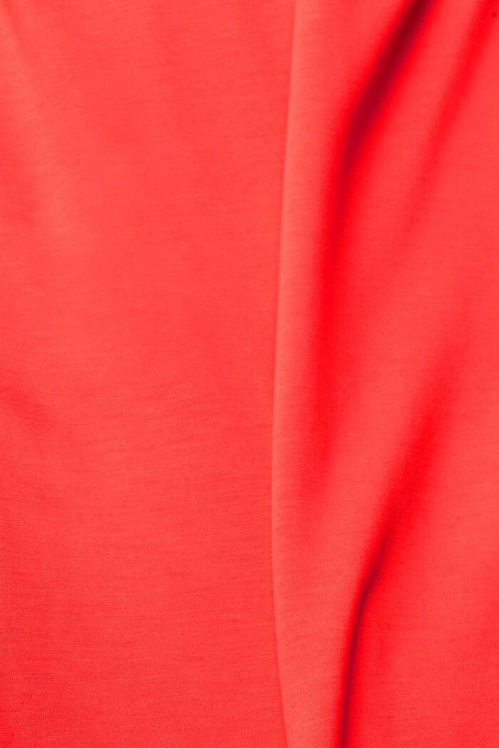 Van TENCEL™: T-shirt met V-hals, RED, detail image number 4