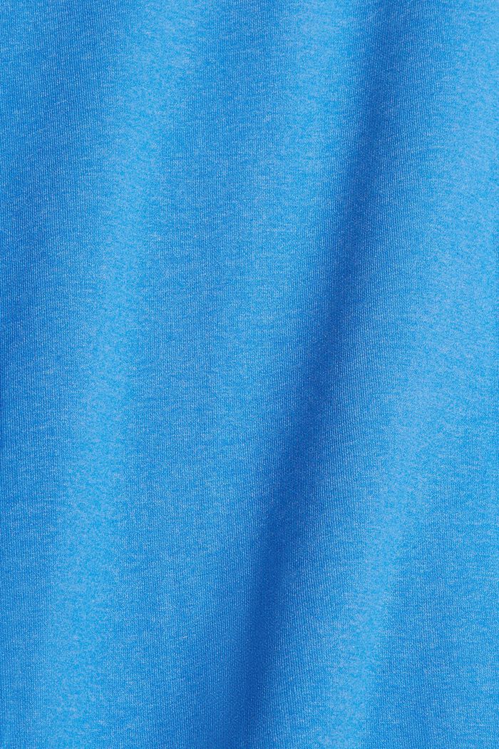 Jurk met capuchon van een mix met biologisch katoen, BLUE, detail image number 4