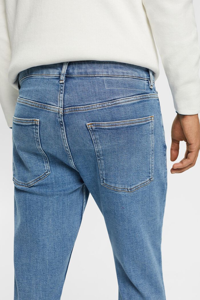 Carrot fit jeans, BLUE BLEACHED, detail image number 3