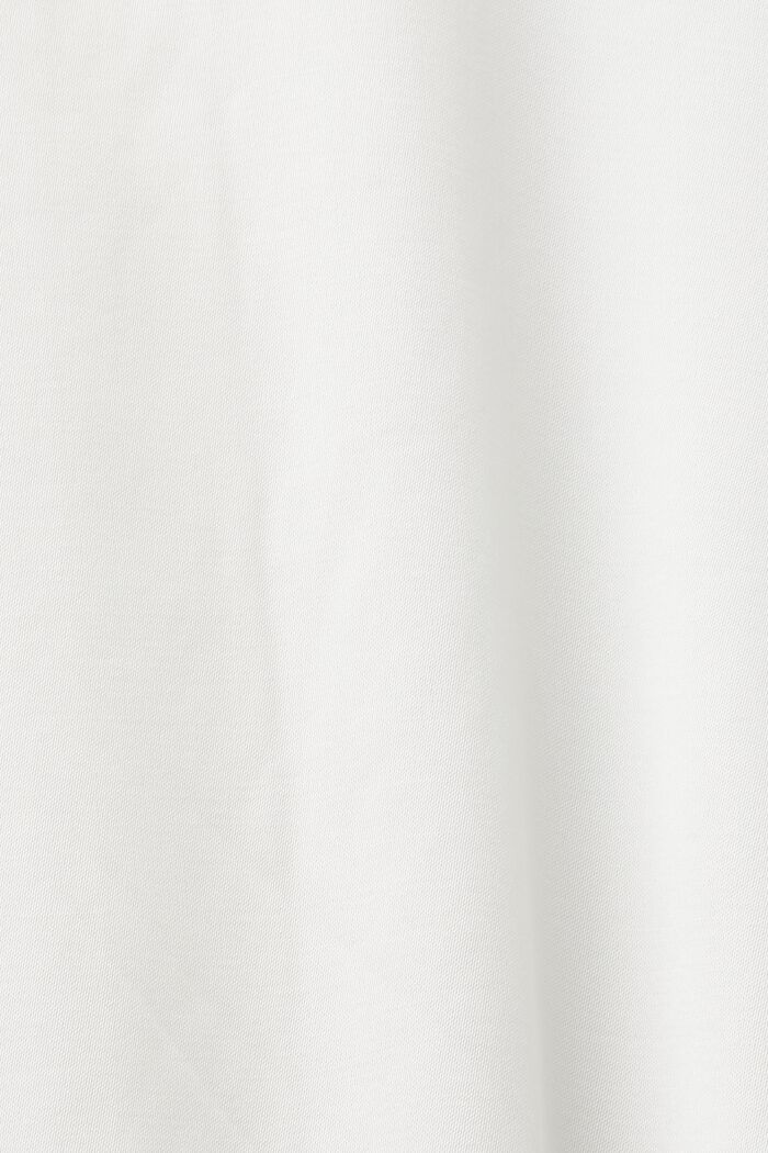 Satijnen blouse met lange mouwen, OFF WHITE, detail image number 5