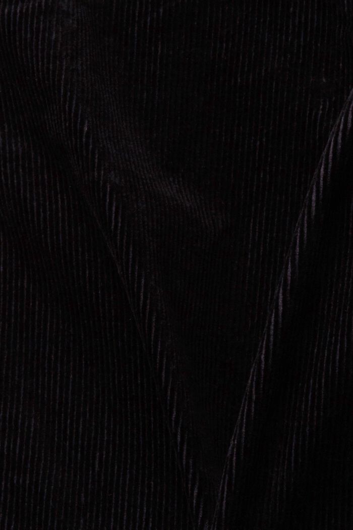 Mid-rise corduroy broek, BLACK, detail image number 1