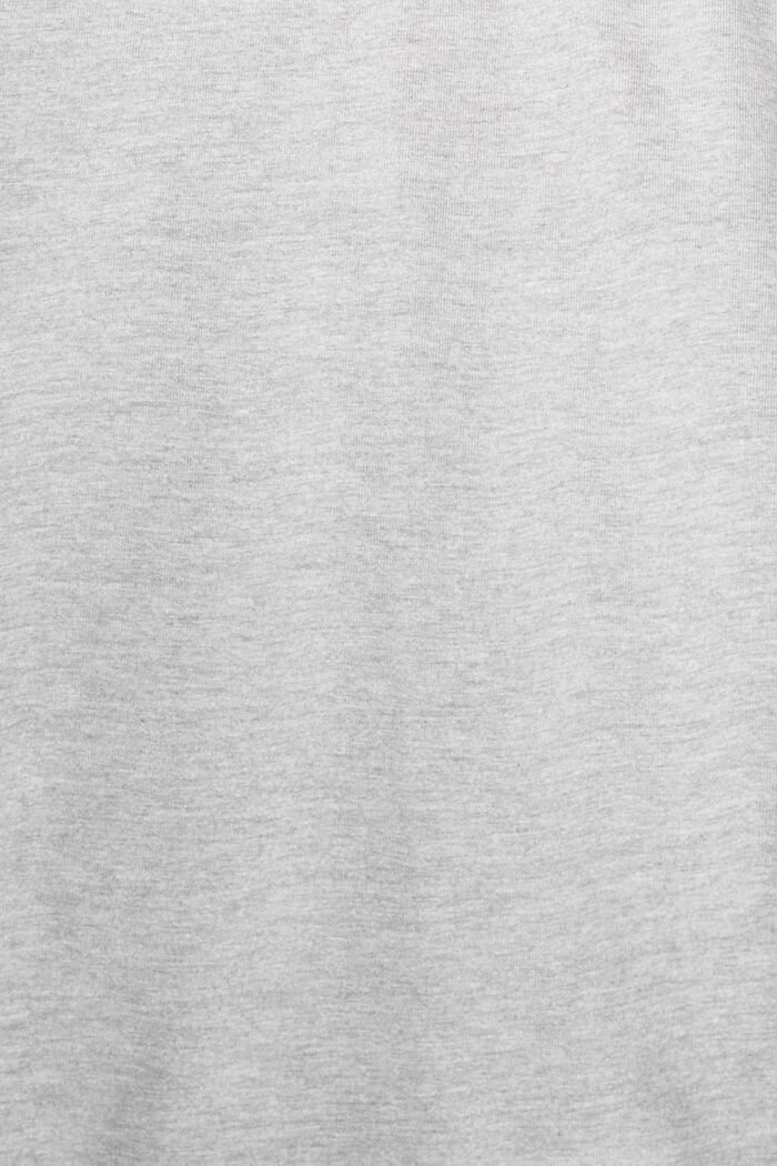 Gemêleerd jersey T-shirt, LENZING™ ECOVERO™, MEDIUM GREY, detail image number 1