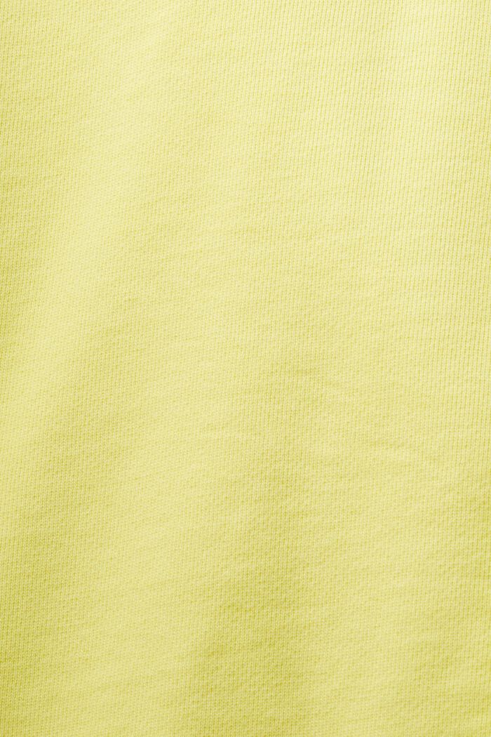 Uniseks oversized hoodie met print, PASTEL YELLOW, detail image number 6