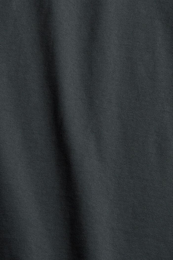 Jersey T-shirt met borstzak, TEAL BLUE, detail image number 4