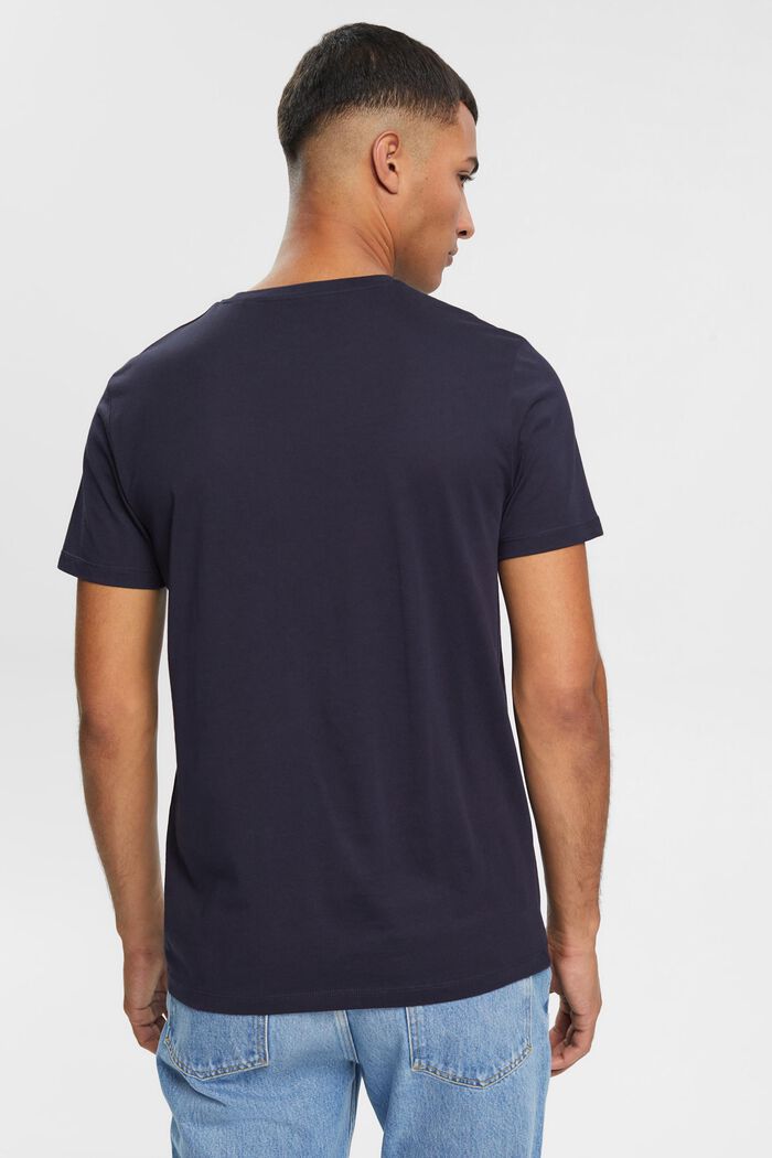 Jersey T-shirt, 100% katoen, NAVY, detail image number 4