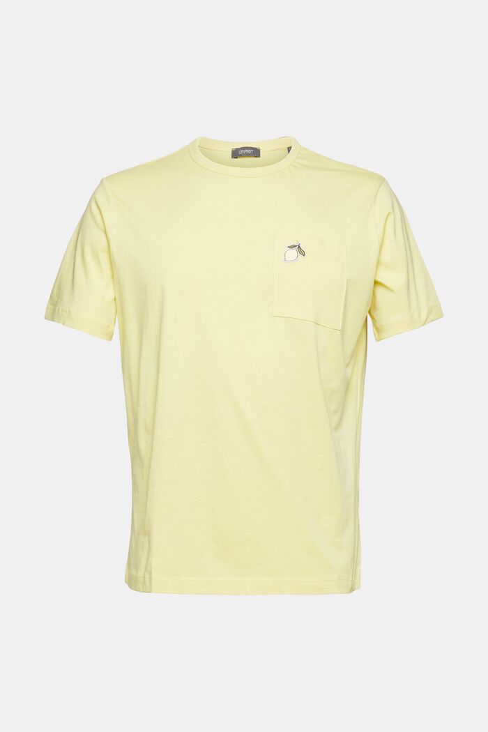 Jersey T-shirt met kleine motiefpatch