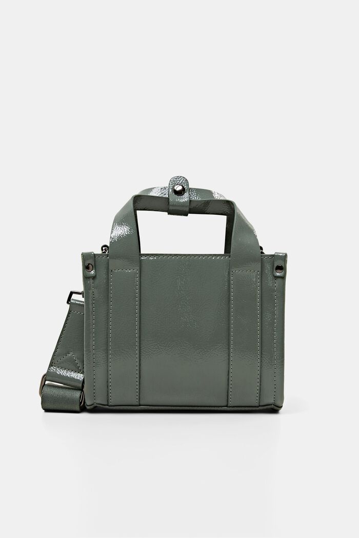 Handtas met afneembare schouderriem, DUSTY GREEN, detail image number 0