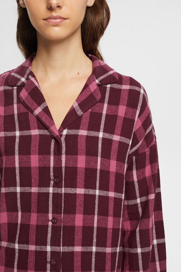 Nightshirts, BORDEAUX RED, detail image number 2