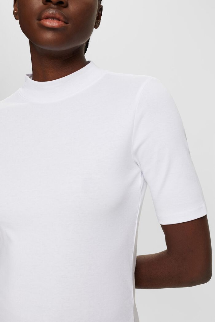 Katoenen T-shirt, WHITE, detail image number 2