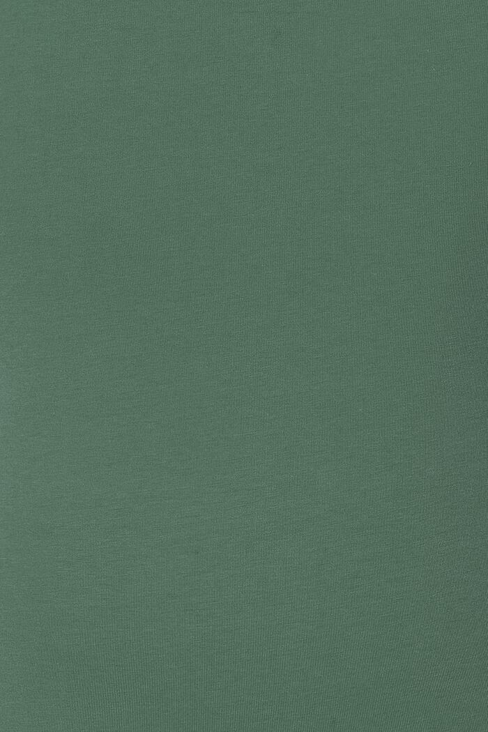 T-shirt met V-hals, LENZING™ ECOVERO™, VINYARD GREEN, detail image number 5