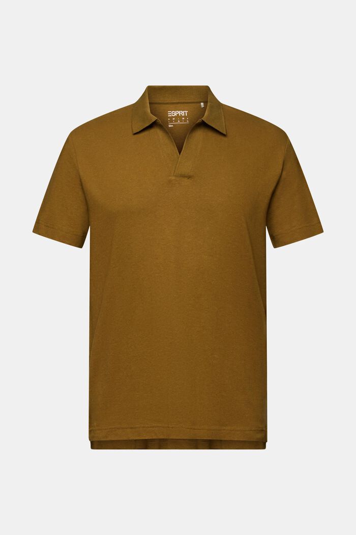 Polo shirts, OLIVE, detail image number 5