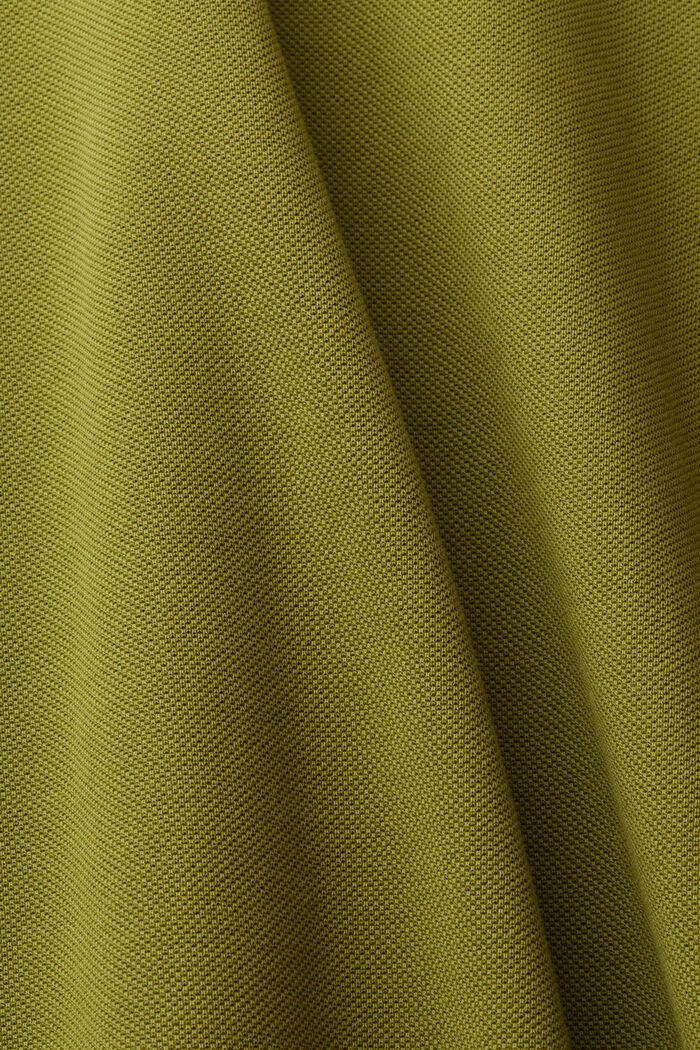 Poloshirt van katoen-piqué, LEAF GREEN, detail image number 5