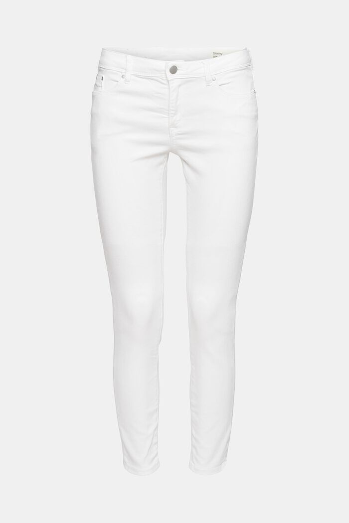Pants denim low rise skinny, WHITE, detail image number 7