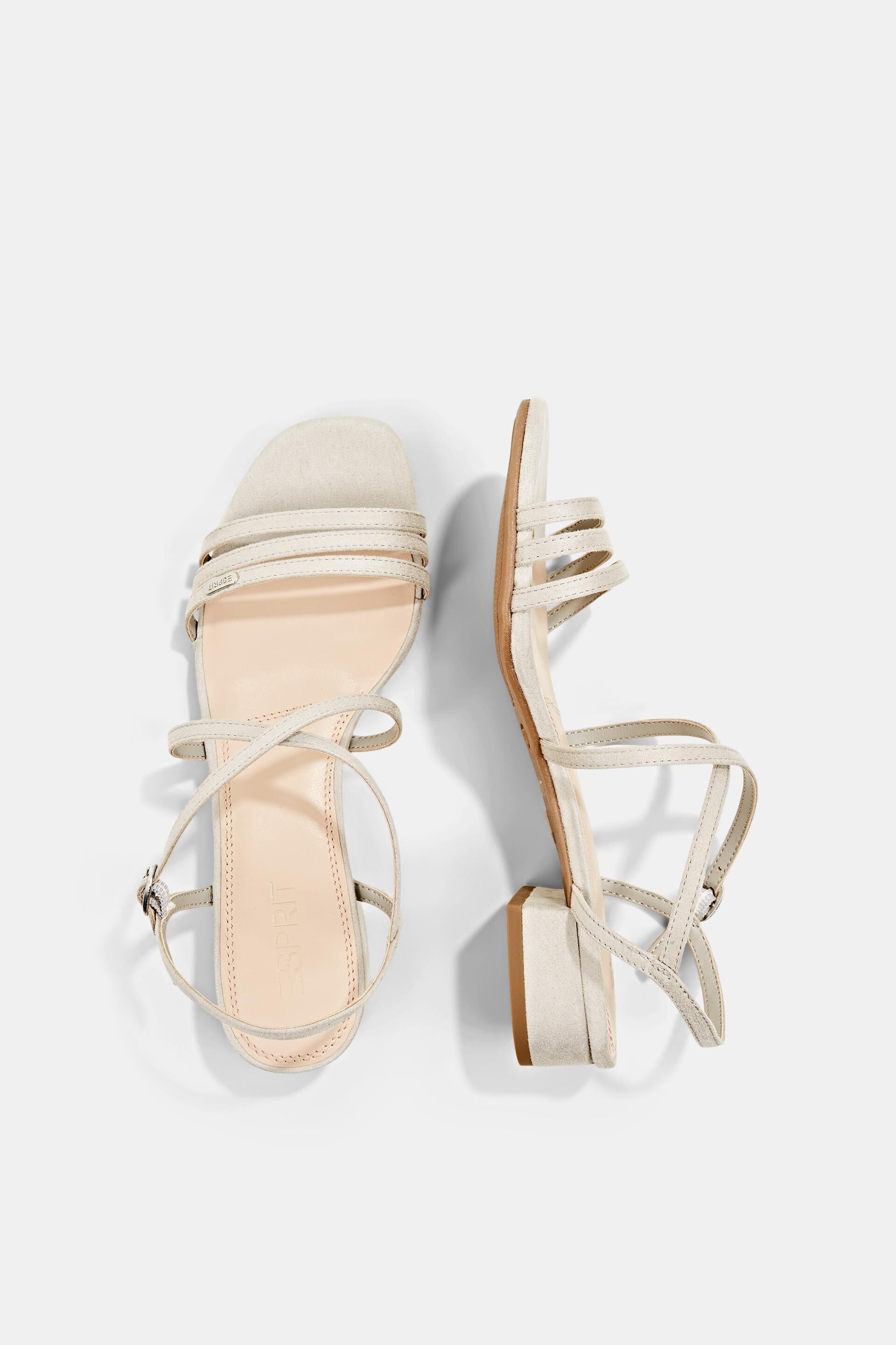 Schoenen Sandalen Sandalen met bandjes Esprit Sandalen met bandjes wit casual uitstraling 