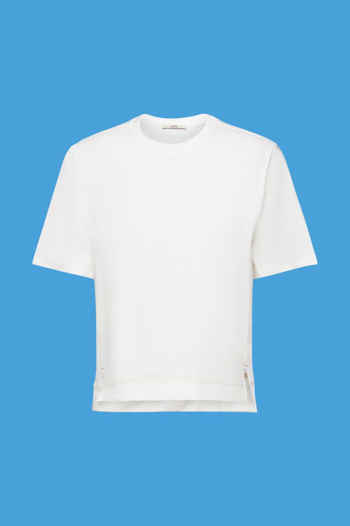 Katoenen T-shirt, OFF WHITE, detail image number 6