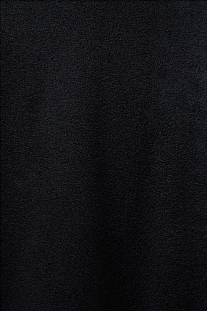 Sportief sweatshirt van fleece, BLACK, detail image number 5