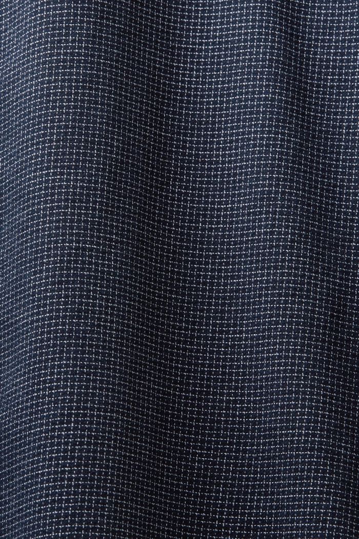 Regular fit-overhemd met ruitjes van katoen, NAVY, detail image number 5