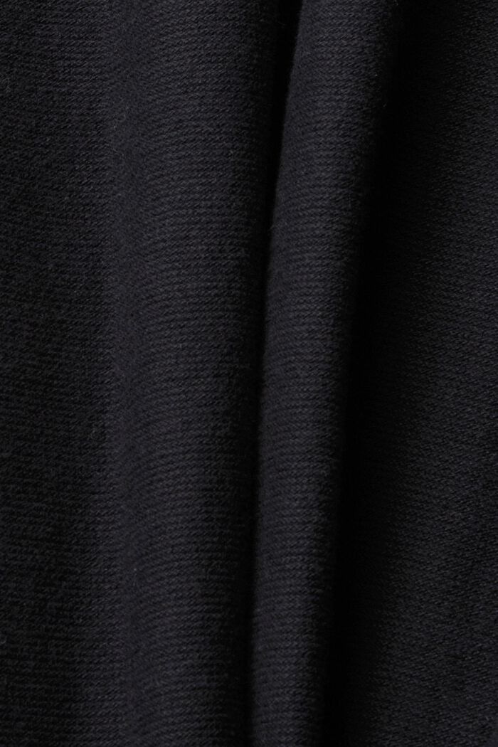 Gebreide jurk met jacquard patroon, BLACK, detail image number 5