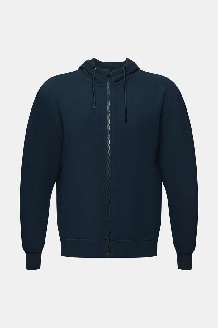 Fleece sweatshirt met hoodie, PETROL BLUE, detail image number 6