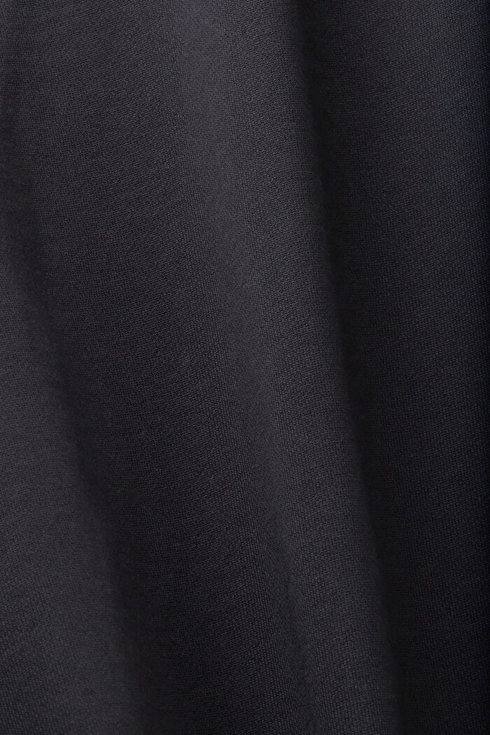 Katoenen sweatshirt met relaxed fit, BLACK, detail image number 5