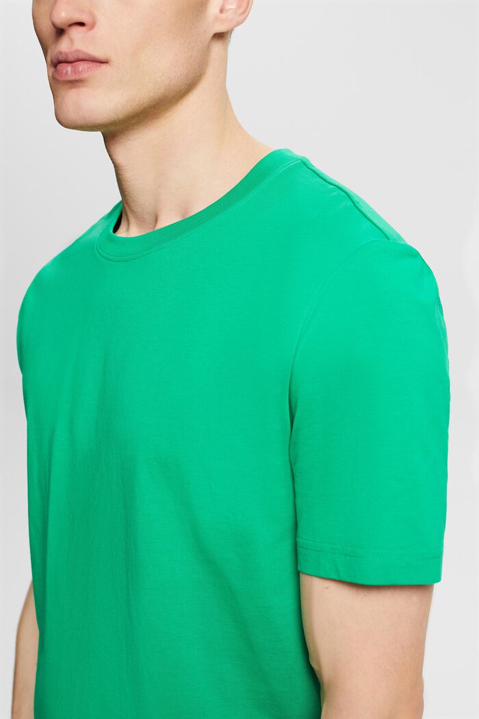 Jersey T-shirt van organic cotton, GREEN, detail image number 3