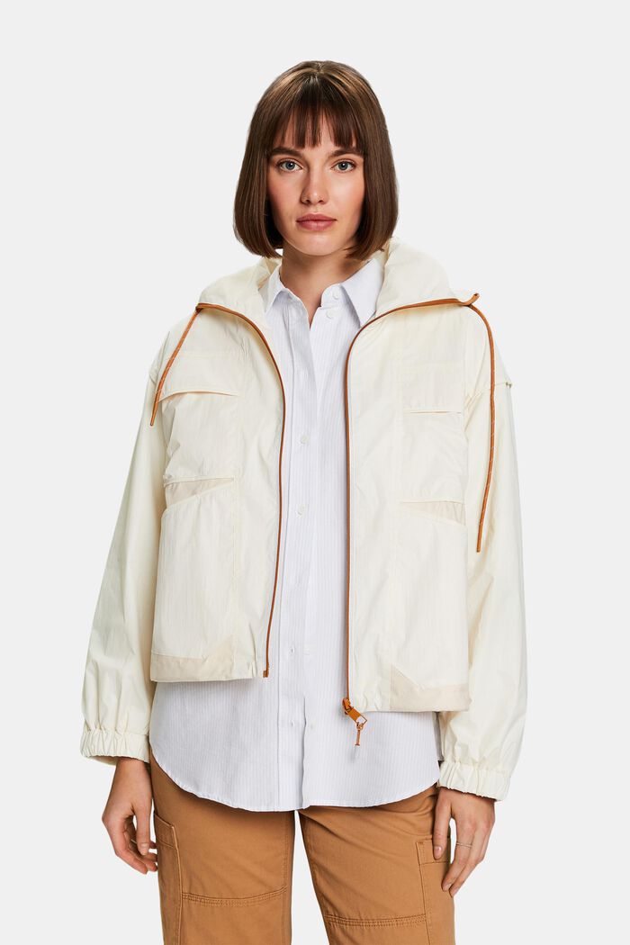 Waterafstotende jas met opstaande kraag, ICE, detail image number 0