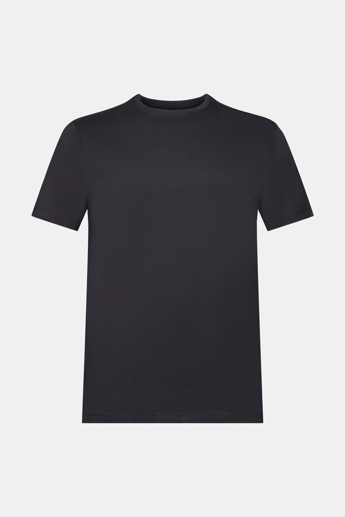 Slim fit T-shirt van pimakatoen, BLACK, detail image number 6