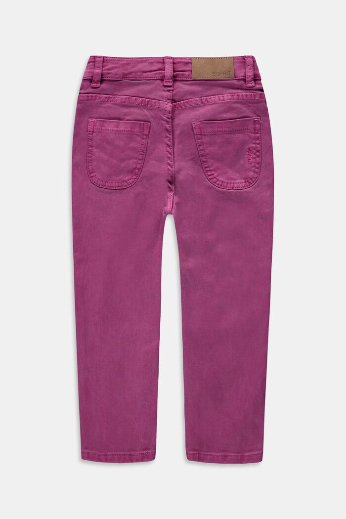 Jeans met verstelbare tailleband, DARK PINK, detail image number 0