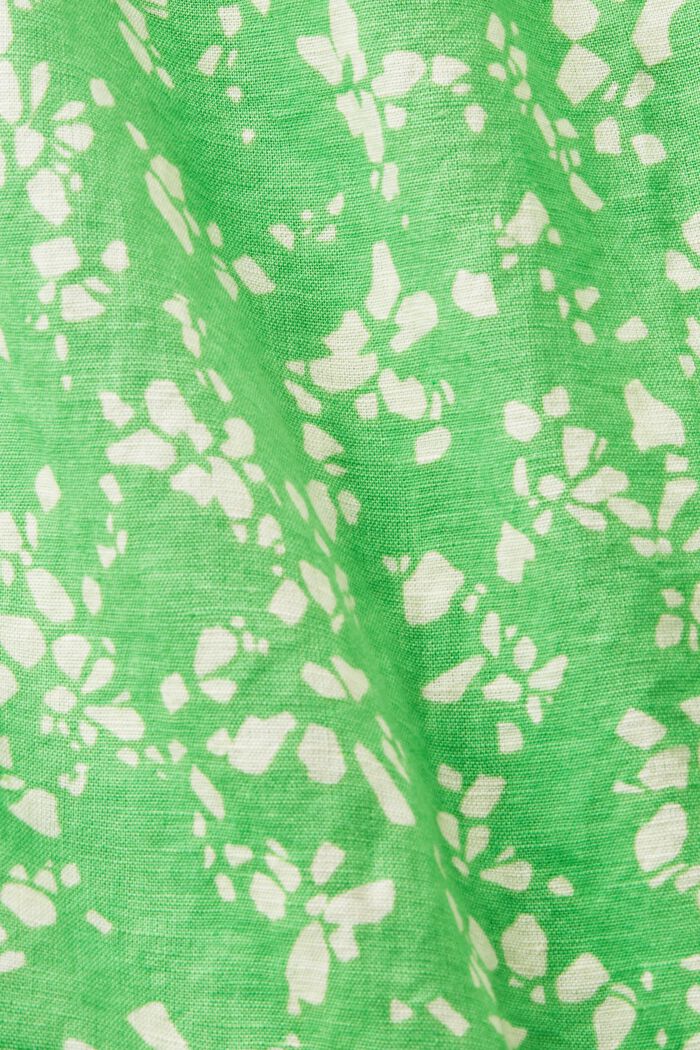 Mouwloze blouse met print, CITRUS GREEN, detail image number 5