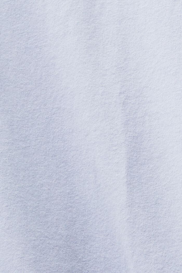 T-shirt met lange mouwen en ronde hals, LIGHT BLUE LAVENDER, detail image number 5