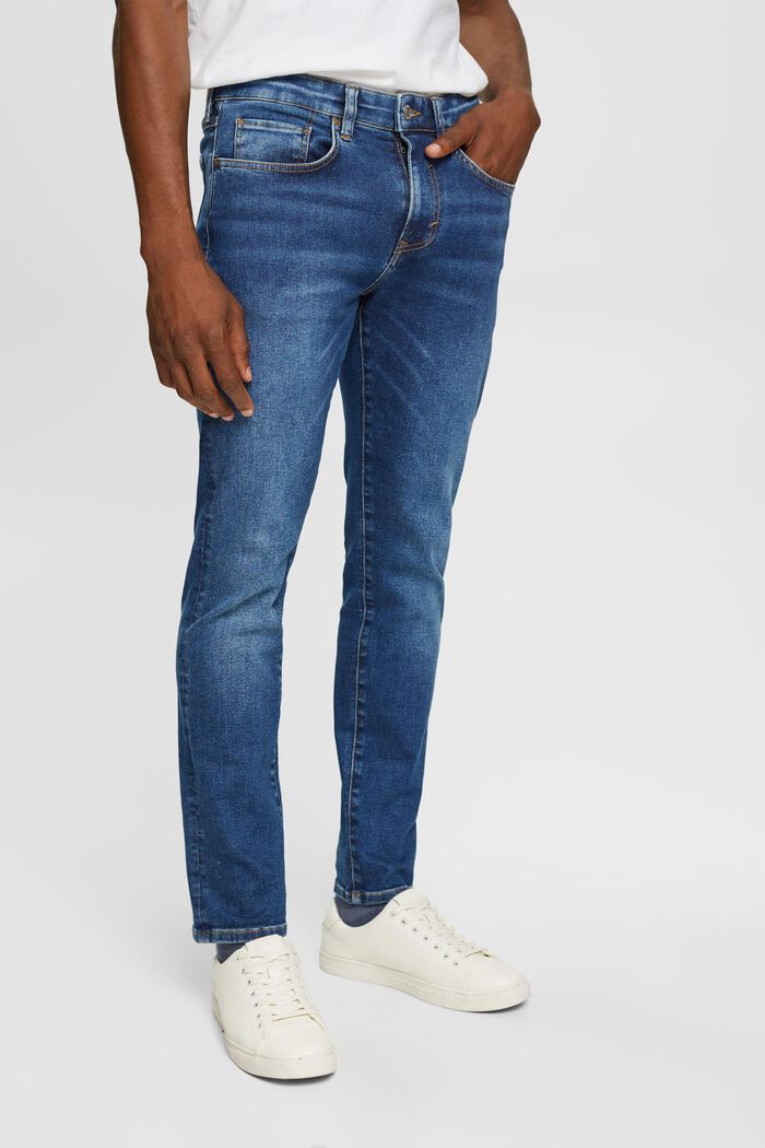 Slim fit-jeans, BLUE MEDIUM WASHED, detail image number 1