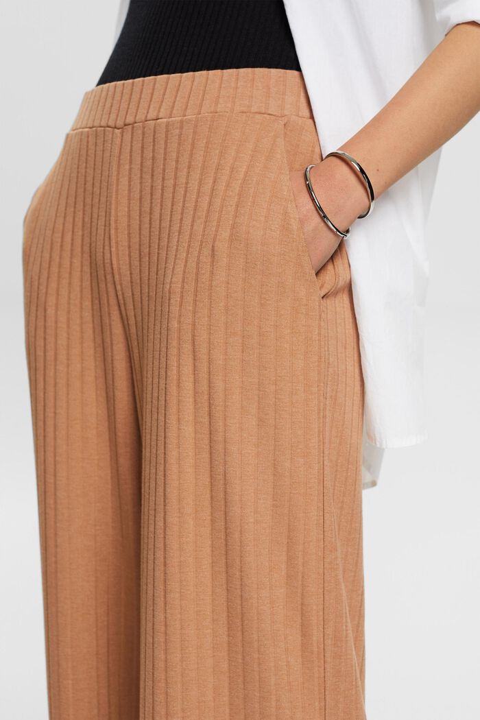 Culotte met riblook, LIGHT TAUPE, detail image number 2