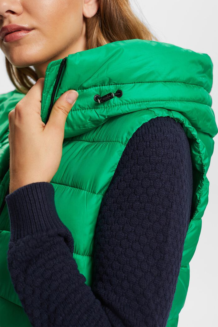 Gerecycled: bodywarmer, GREEN, detail image number 2