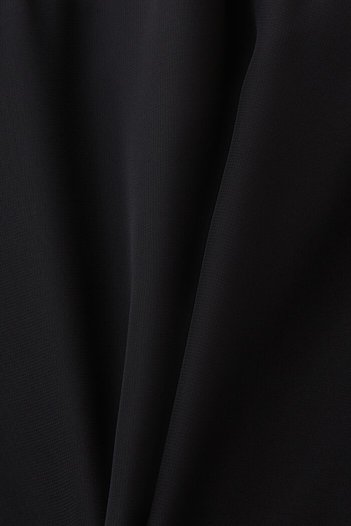 Chiffon mini-jurk met V-hals, BLACK, detail image number 4