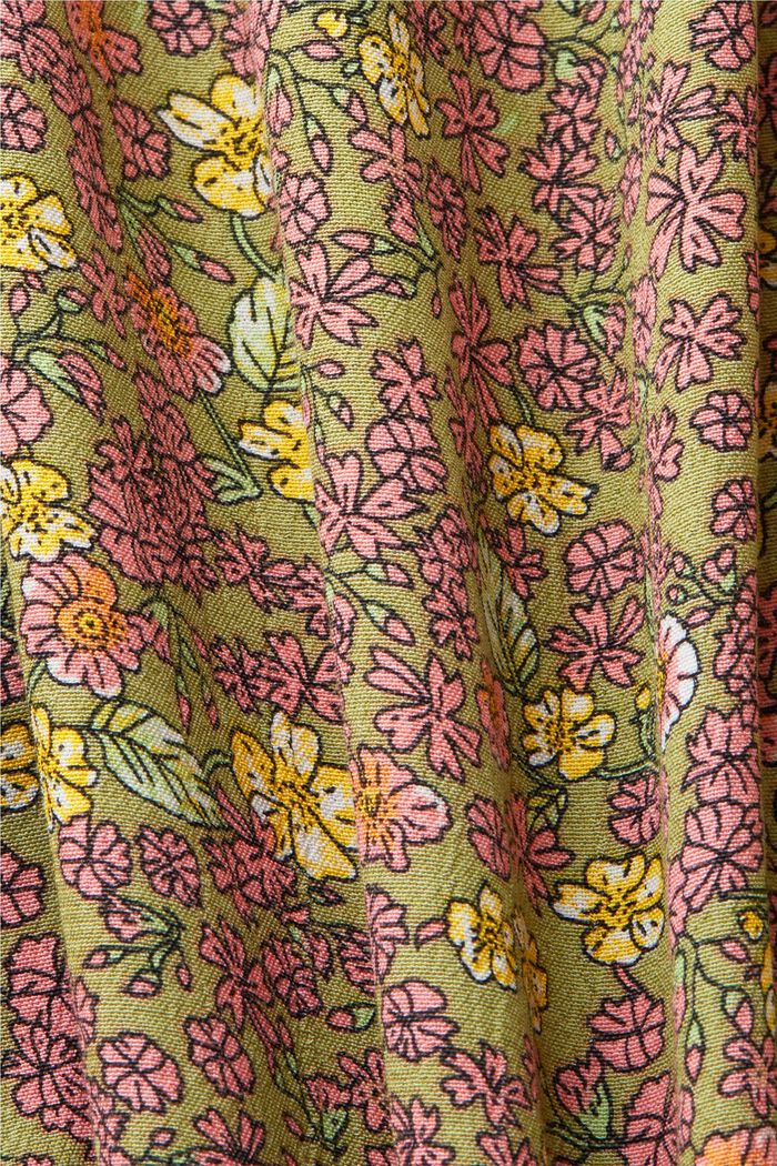 Mouwloze blouse met motief, CITRUS GREEN, detail image number 5