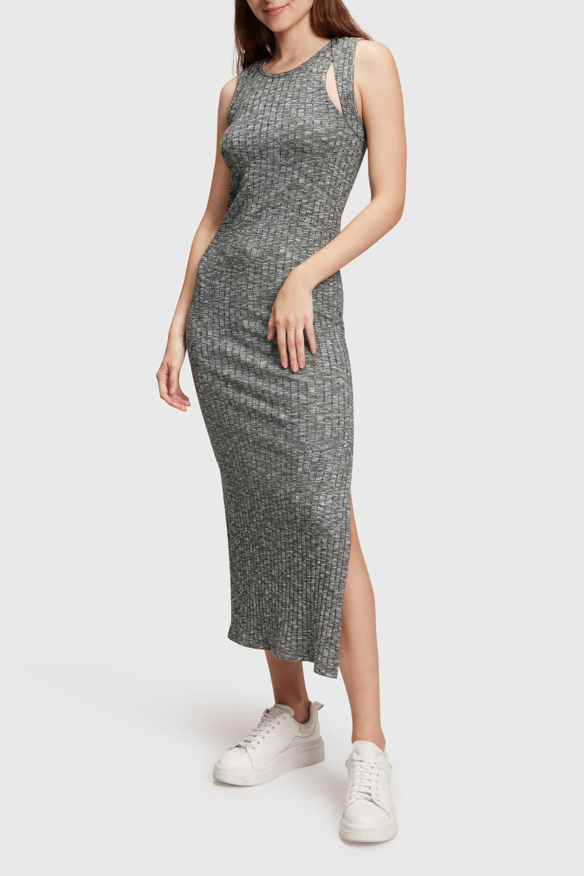 Edc Esprit Stretch jurk geruite print simpele stijl Mode Jurken Stretch jurken 
