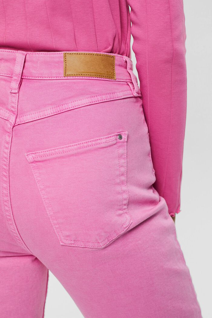 Kleurige katoenen jeans, PINK, detail image number 5