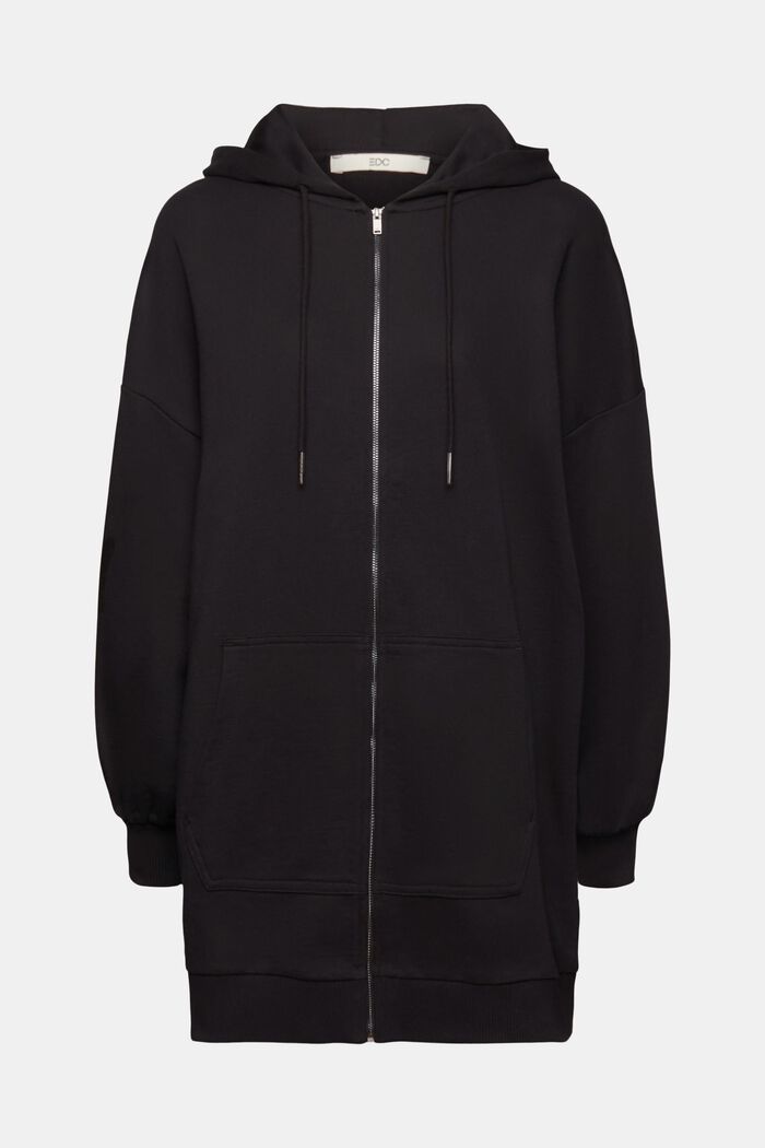 Oversized hoodie, BLACK, detail image number 6