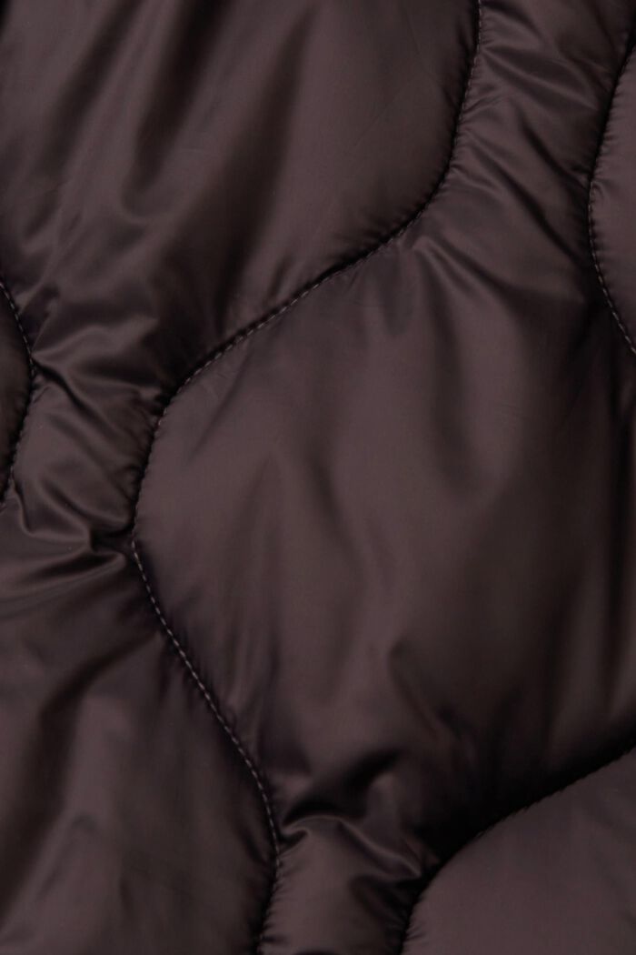 CURVY gewatteerde mantel, ANTHRACITE, detail image number 1